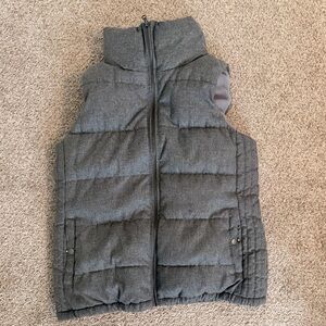Old Navy Gray Puffer Vest